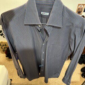 Kiton Striped Designer Shirt